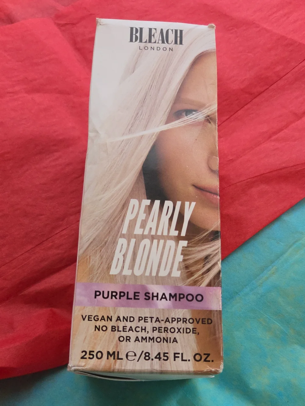 Bleach London Pearly Blonde Purple Shampoo - NIB 8.45 Oz